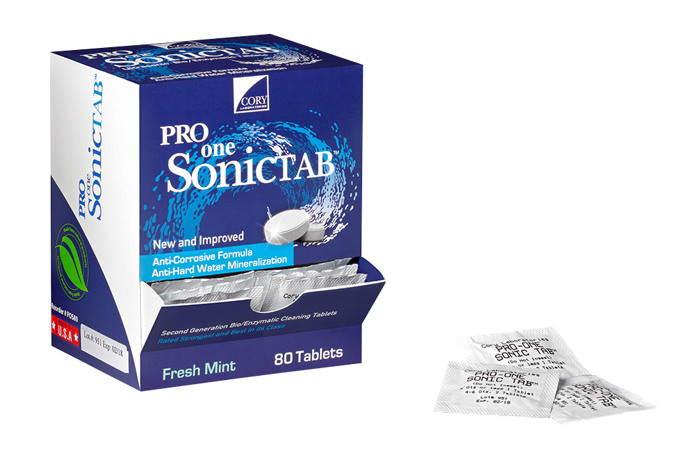 Pro One Sonic Tablets Ultrasonic Cleaner 80/bx - Cory Labs