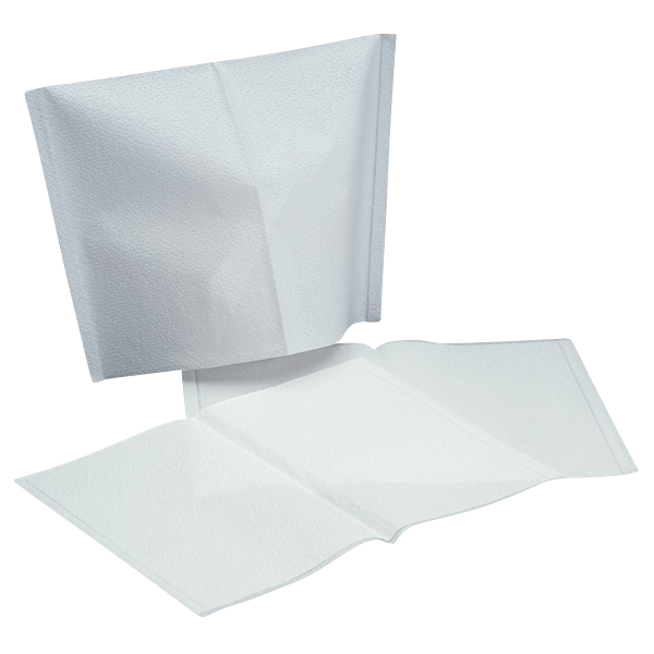 Headrest Covers Paper 10"x13" White 500/bx. - MARK3