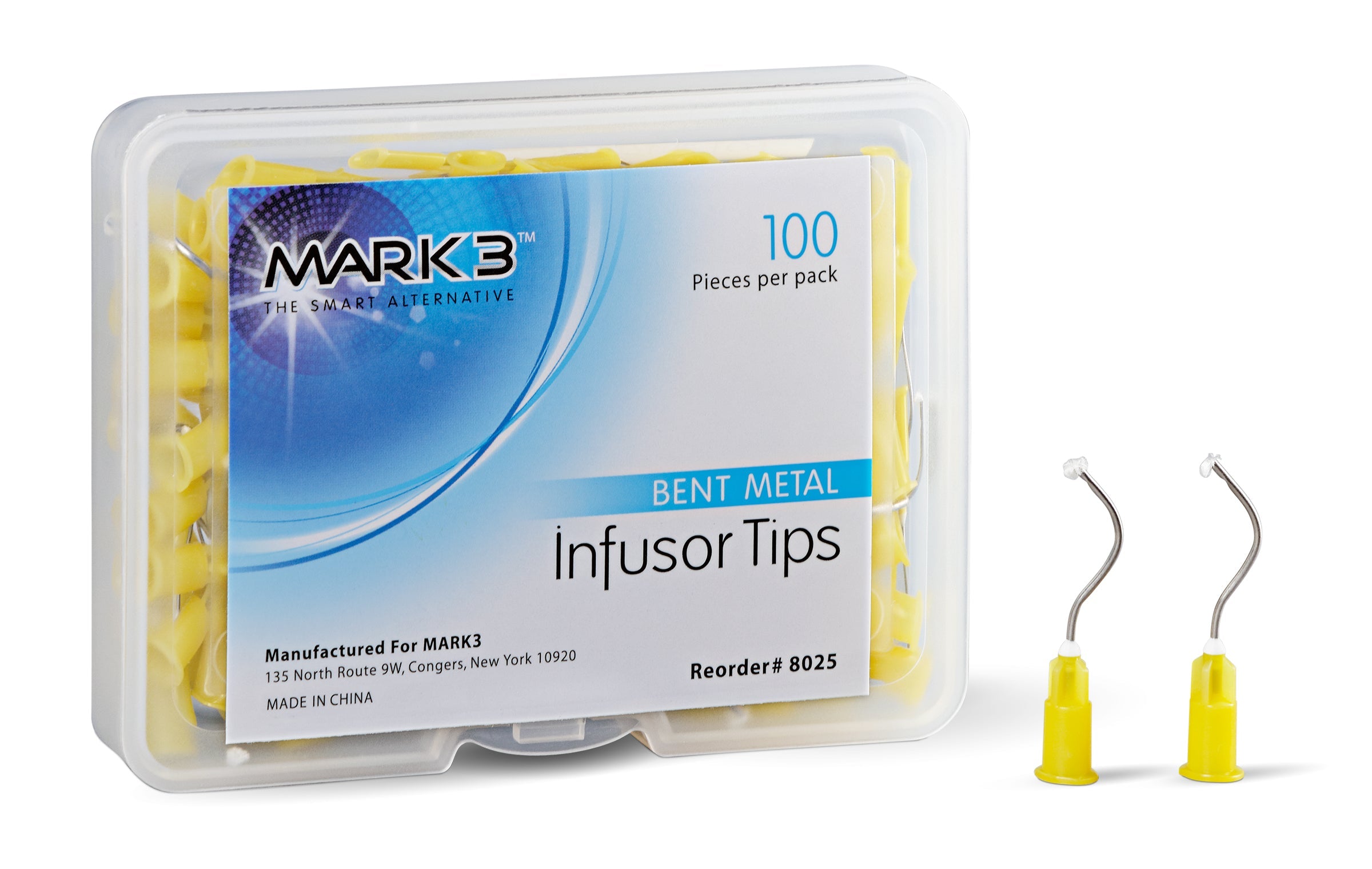 Infusor Tips Bent 100/pk - MARK3
