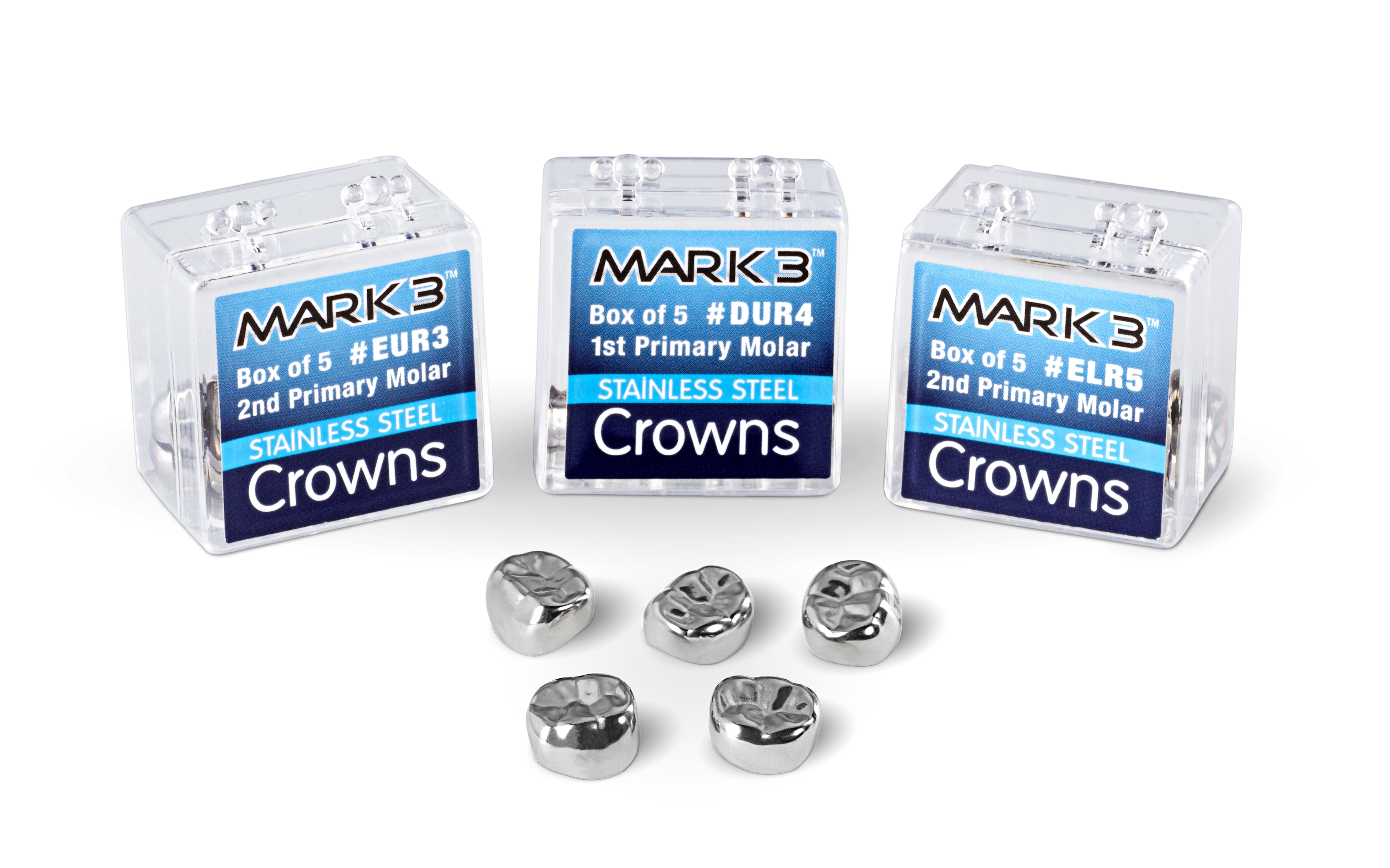 MARK3 2nd Primary Molar Crowns 5/pk