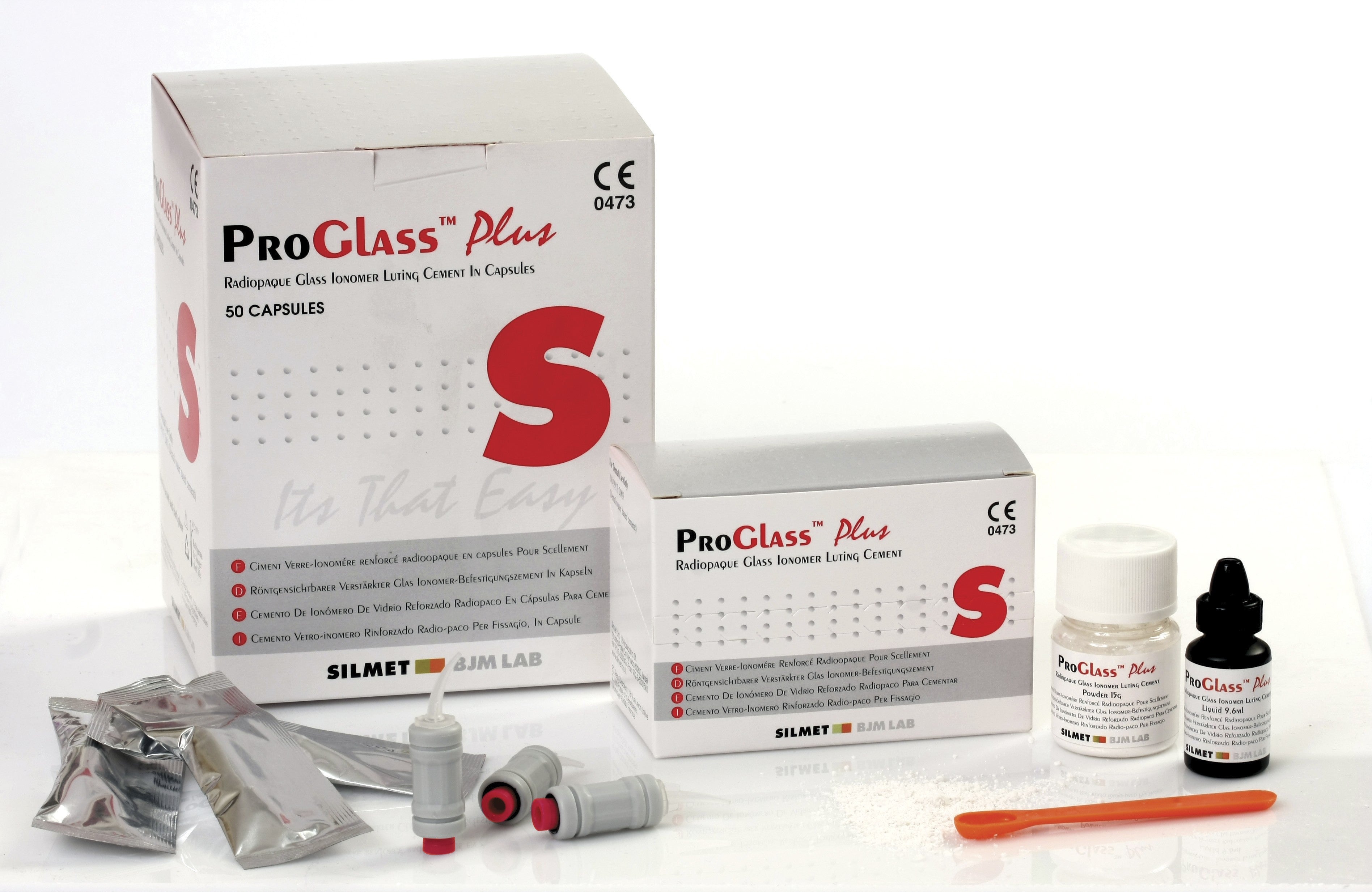 ProGlass Plus Resin Modified Glass Ionomer Luting Cement 1:1 Kit - Silmet