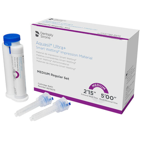 4 Pack Aquasil Ultra Dentsply Extra Low Viscosity Regular Set - 50mL 4/Pack Aquasil Ultra XLV