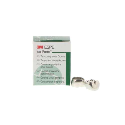 ISO-Form Temporary Tin-Silver Molar Crowns