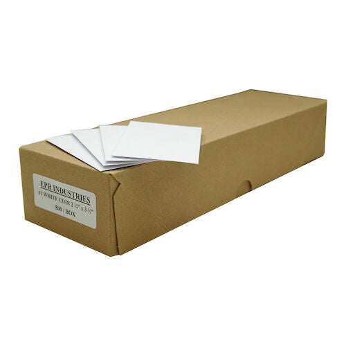 White Woven Envelopes