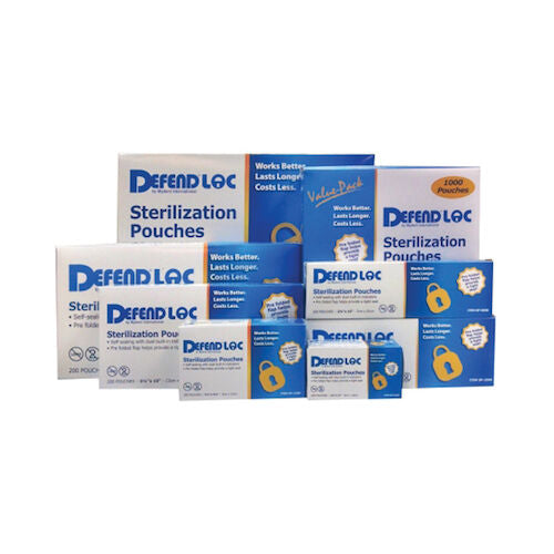 DefendLoc Pre-Folded Sterilization Pouches