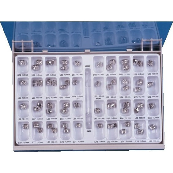 ISO-Form Temporary Tin-Silver Molar Crowns