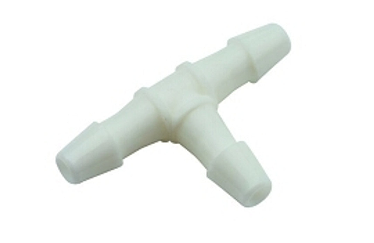 1/8" Barb Tee, Plastic; Pkg of 10