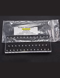 Clear Plexiglass 16 Hole Bur Blocks with Boxes