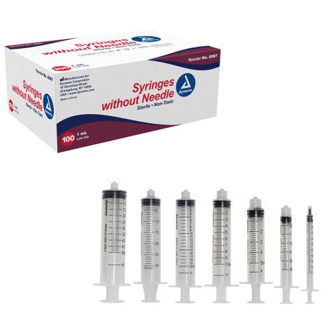 Syringe without Needle Luer Lock