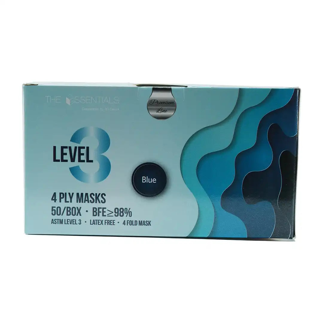 Earloop Premium Masks (Blue Level 3 masks)