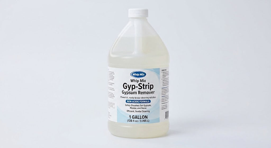 Whip Mix Gyp-Strip Gypsum Remover 1 Gallon (128 oz) Bottle