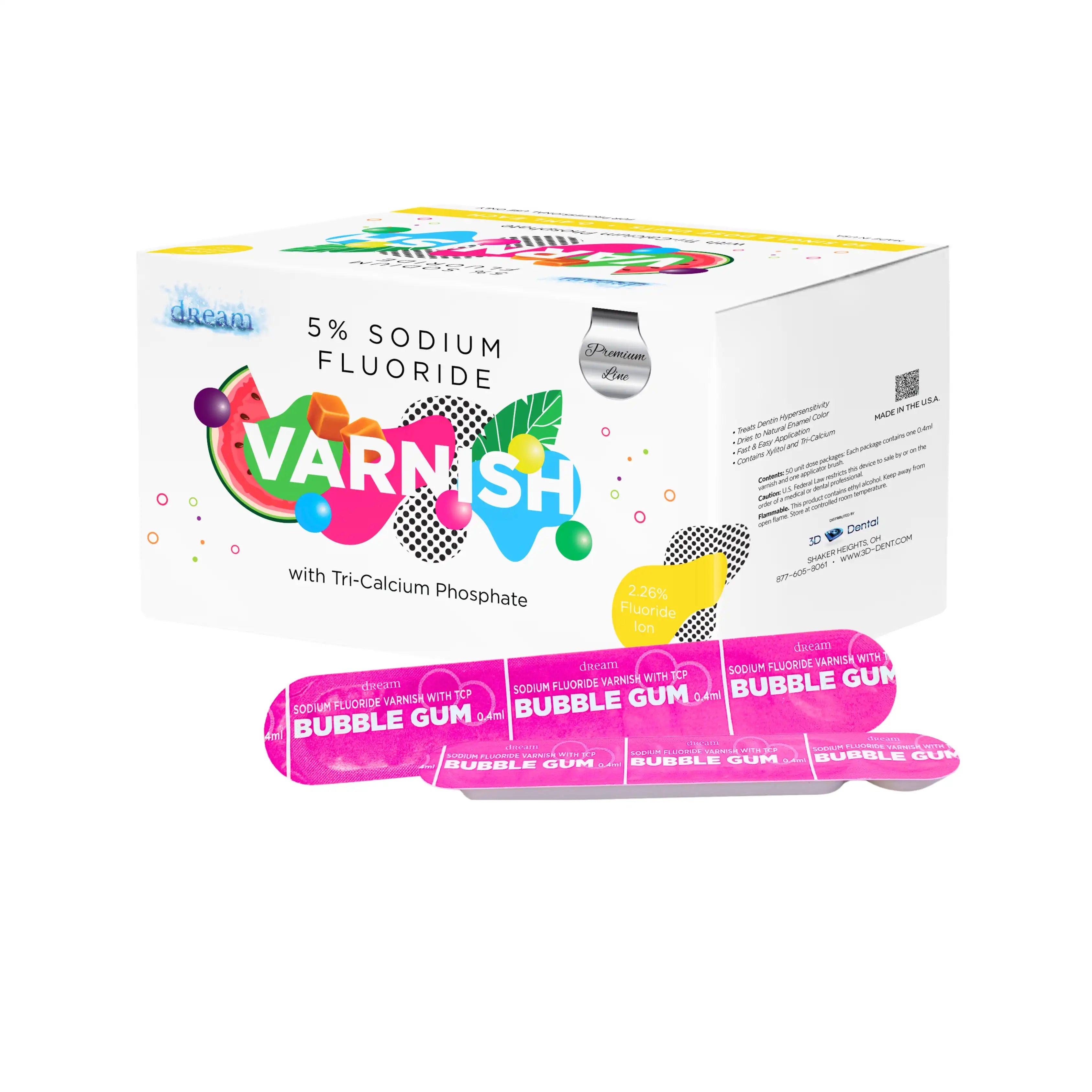 DREAM FLUORIDE VARNISH BUBBLE GUM