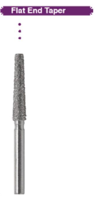 Diamond Burs (Flat End Taper Diamond) DB-848