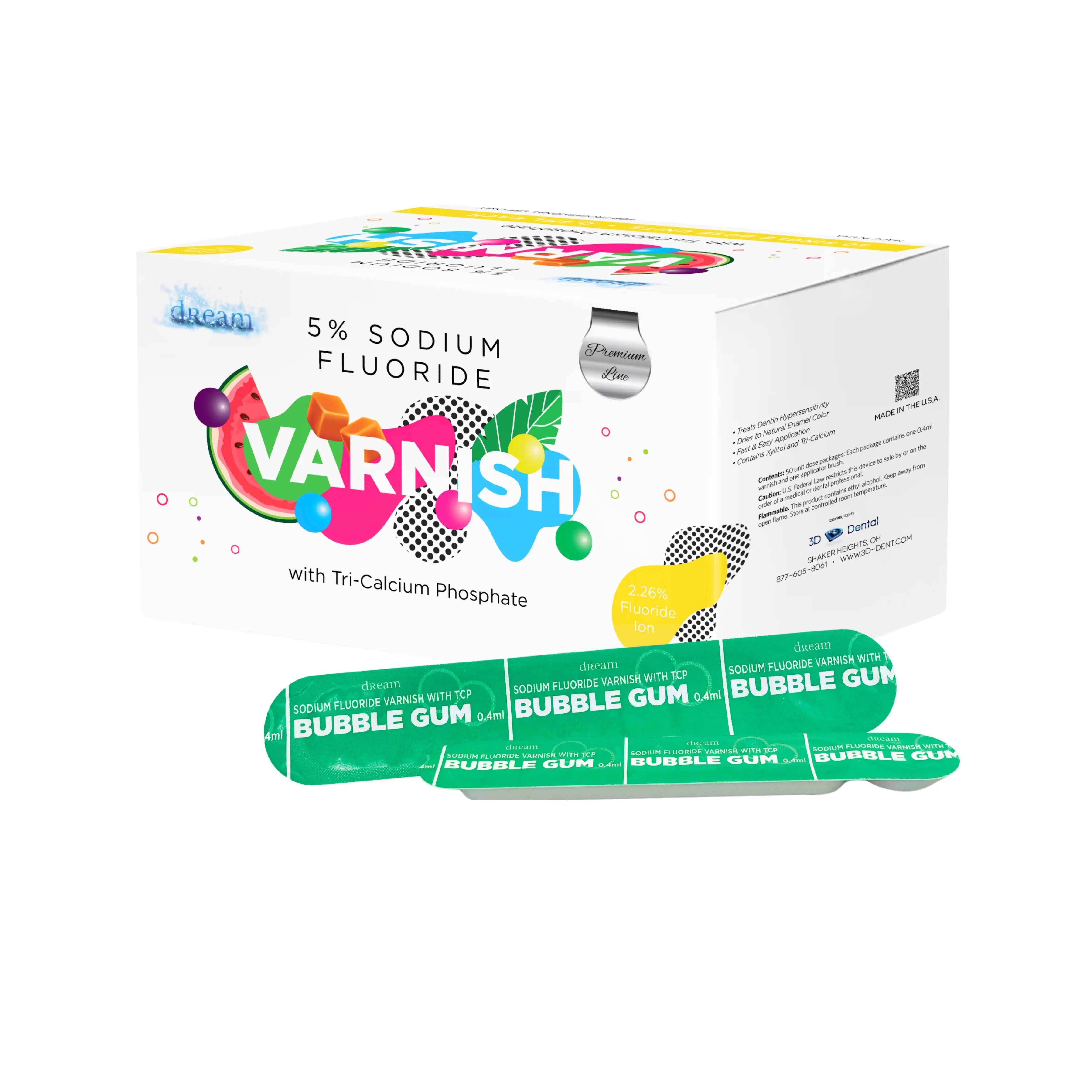 DREAM FLUORIDE VARNISH BUBBLE GUM