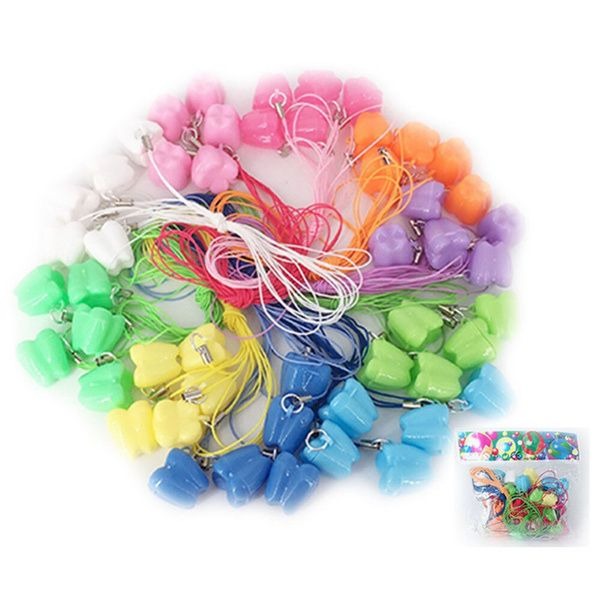 Milk Tooth Box With String Assorted 5 Colors (50Pcs/Bag)