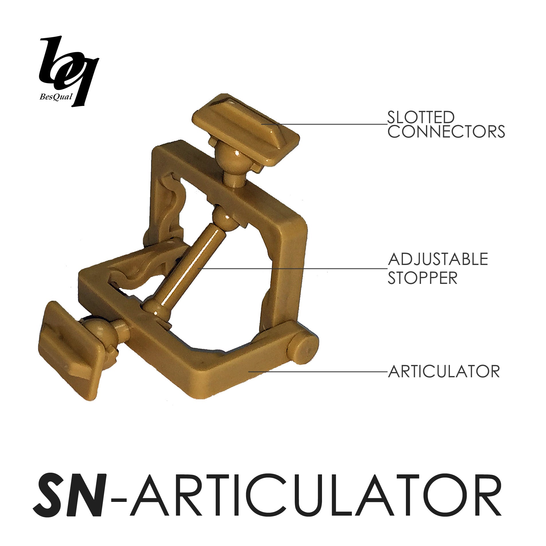 SN Disposable Articulator Tan/Brown