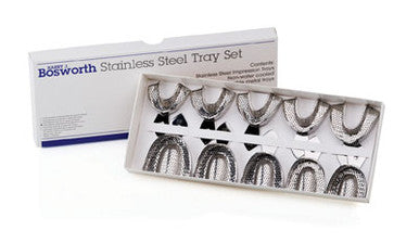BOSWORTH 100% STAINLESS STEEL IMPRESSION TRAYS