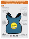 Cling Shield® Petite/Child Protectall Apron with Neck Collar