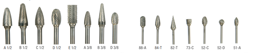 Diamond Cut Keystone Carbide Burs
