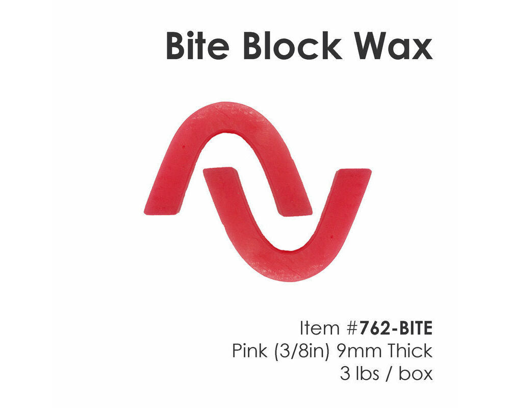 Bite Block Wax Curved U-Shape Rims