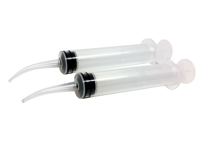 12cc Disposable Syringe with Tapered Curved Tip