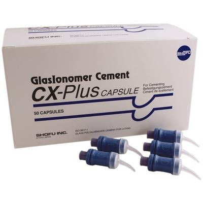 GlasIonomer Cement CX-Plus Capsules, 50/Pkg