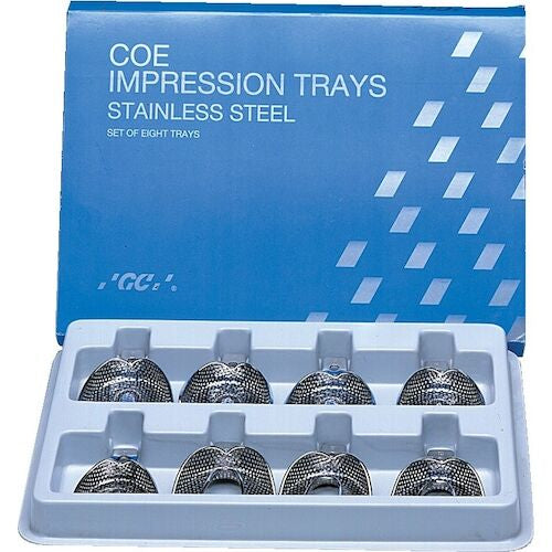 Coe Stainless Steel Perforated Regular Impression Trays
