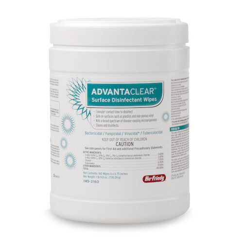 AdvantaClear Surface Disinfectant Wipes