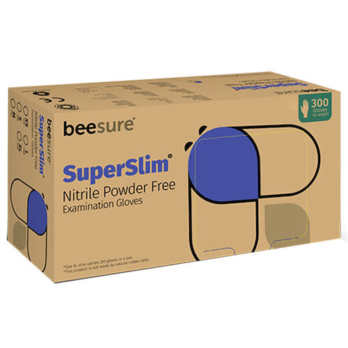 BeeSure SuperSlim Nitrile PF Gloves