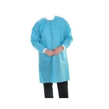 Extra-Safe Lab Coats - Level 3 SMS, Knee Length, 3 Pockets