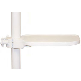 TPC US100 Post Mounted Utility White Tray