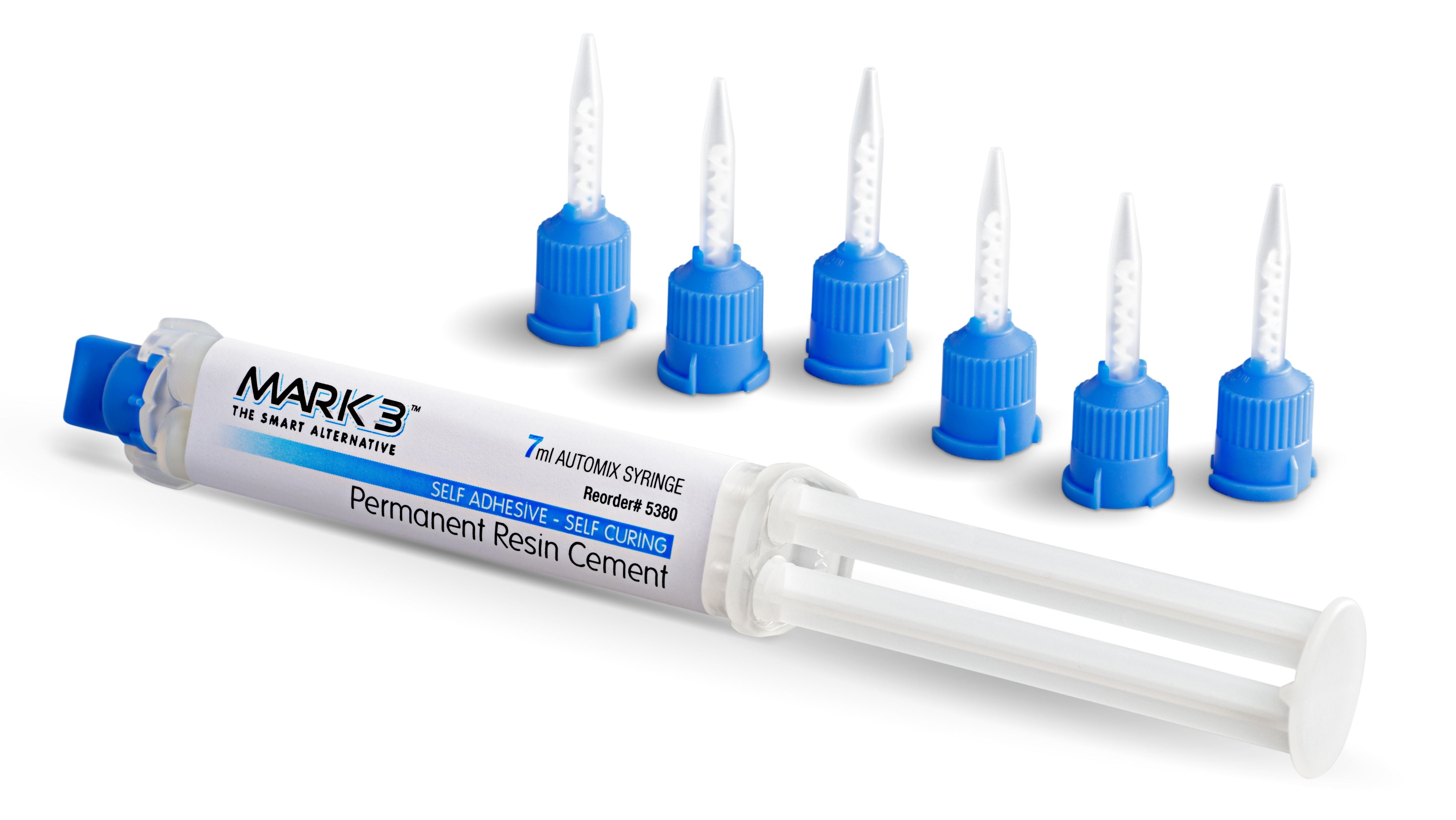 MARK3 Permanent Resin Cement Self Adhesive 7ml Automix Syringe