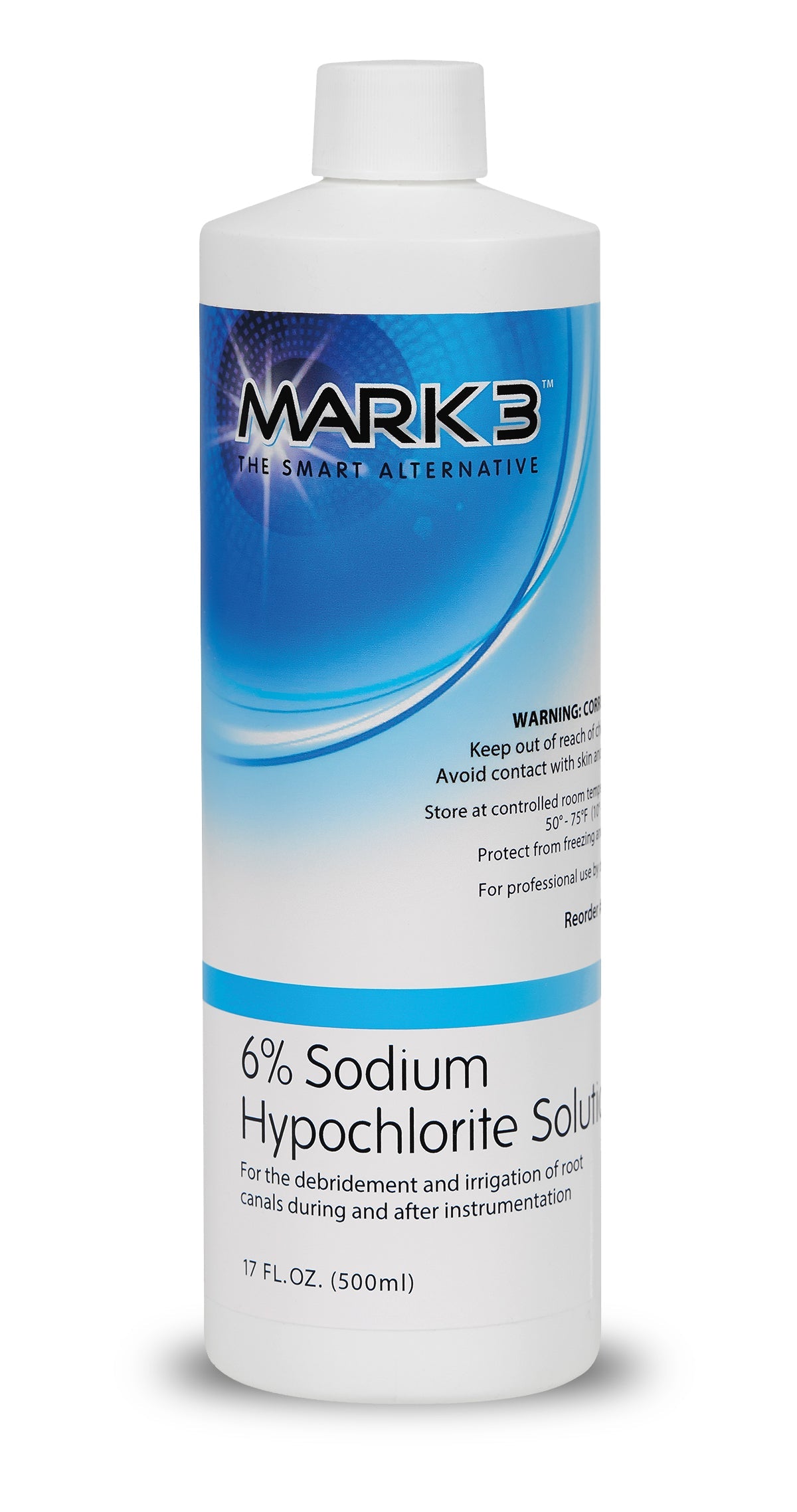 Sodium Hypochlorite Solution 6% 17oz. Bottle - MARK3