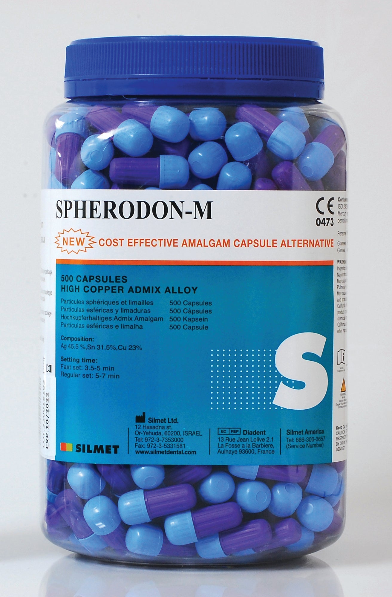 Spherodon-M Amalgam Alloy 500/Jar - Silmet