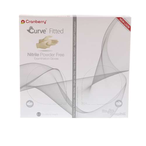 Curve Fitted Nitrile PF Gloves