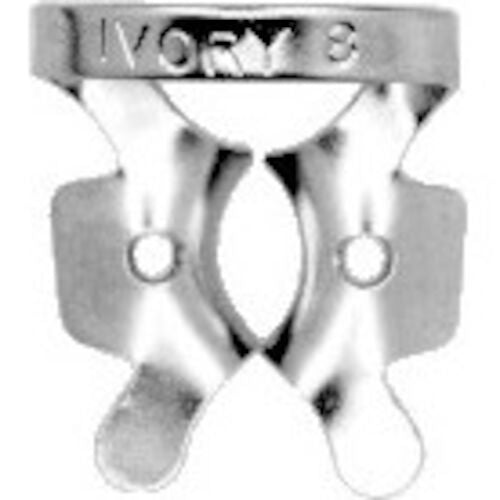 Ivory Rubber Dam Clamps, Wingless