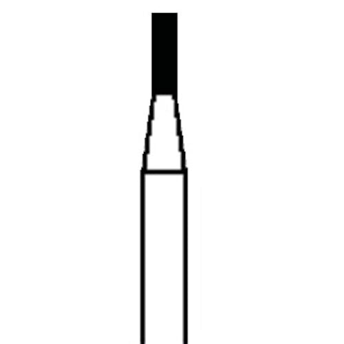 Flat End Cylinder, Piranha Single-Use Diamond