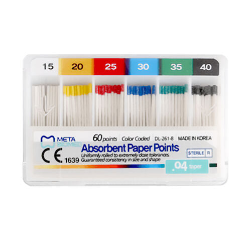 Absorbent Paper Points ISO Sized